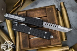 Microtech Ultratech Tri-Grip Hellhound OTF Automatic Knife Blasted Hardware 3.4" Stonewash 119T-10EKS (EKnives EKclusive) 5 Microtech Ultratech Tri-Grip Hellhound OTF Automatic Knife Blasted Hardware 3.4" Stonewash 119T-10EKS (EKnives EKclusive) -Southern Blades 119T 10 EKS 2 80856.1689024041