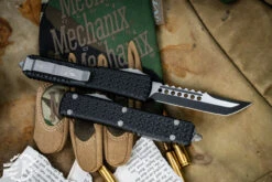 Microtech Ultratech Tri Grip Gun Metal Hardware OTF Automatic Knife 3.4" Hellhound 119T-1GMEKS (EKnives EKclusive) 5 Microtech Ultratech Tri Grip Gun Metal Hardware OTF Automatic Knife 3.4" Hellhound 119T-1GMEKS (EKnives EKclusive) -Southern Blades 119T 1 GMEKS 2 04751.1687556969