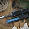 Microtech Ultratech Tri Grip Hellhound OTF Automatic Knife Patriot Blue Hardware 3.4" Black Two Tone 119T-1PBEKS (EKnives EKclusive) 1 Microtech Ultratech Tri Grip Hellhound OTF Automatic Knife Patriot Blue Hardware 3.4" Black Two Tone 119T-1PBEKS (EKnives EKclusive) -Southern Blades 119T 1 PBEKS 07442.1687818918