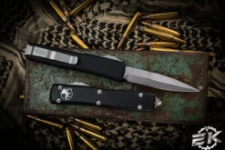 Microtech Ultratech OTF Automatic Knife Black 3.4" Bayonet Stonewash 120-10 5 Microtech Ultratech OTF Automatic Knife Black 3.4" Bayonet Stonewash 120-10 -Southern Blades 120 10 2 06361.1678854965
