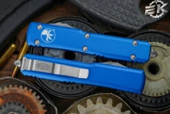 Microtech Ultratech Blue OTF Automatic 3.4" Bayonet Stonewash 120-10BL -Southern Blades 120 10 BL 3 60431.1668283437