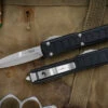 Microtech Ultratech II Stepside OTF Automatic Knife Black 3.4" Bayonet Stonewash 120II-10S