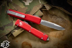 Microtech Ultratech OTF Automatic Knife Red 3.4" Drop Point Apocalyptic Stonewash 121-10APRD 6 Microtech Ultratech OTF Automatic Knife Red 3.4" Drop Point Apocalyptic Stonewash 121-10APRD -Southern Blades 121 10 APRD 3 72428.1674773010