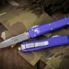 Microtech Ultratech Purple Aluminum OTF Knife 3.4" Drop Point Stonewash 121-10PU 2 Microtech Ultratech Purple Aluminum OTF Knife 3.4" Drop Point Stonewash 121-10PU -Southern Blades 121 10 PU 2 01360.1679050220