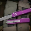 Microtech Ultratech OTF Automatic Knife Violet 3.4" Stonewash Drop Point 121-10VI 1 Microtech Ultratech OTF Automatic Knife Violet 3.4" Stonewash Drop Point 121-10VI -Southern Blades 121 10 VI 2 82640.1677705624
