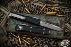 Microtech Ultratech OTF Automatic Knife Black 3.4" Drop Point Stonewash 121-10 5 Microtech Ultratech OTF Automatic Knife Black 3.4" Drop Point Stonewash 121-10 -Southern Blades 121 10 80728.1678946517