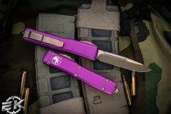Microtech Ultratech OTF Automatic Knife Violet 3.4" Drop Point Bronze 121-13VI 5 Microtech Ultratech OTF Automatic Knife Violet 3.4" Drop Point Bronze 121-13VI -Southern Blades 121 13 VI 88710.1677708182