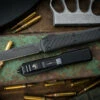Microtech Ultratech Carbon Fiber OTF Automatic Knife 3.4" Damascus Drop Point 121-16CFS -Southern Blades 121 16 CFS 1 45390.1681883318