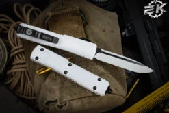Microtech Storm Trooper Ultratech Deep Engraved 3.4" Drop Point OTF 121-1STD -Southern Blades 121 1 STD 2 36028.1669420472
