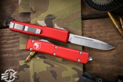 Microtech Ultratech OTF Automatic Knife Red 3.4" Drop Point Satin 121-4RD 5 Microtech Ultratech OTF Automatic Knife Red 3.4" Drop Point Satin 121-4RD -Southern Blades 121 2 OR 38412.1682530088