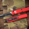 Microtech Ultratech OTF Automatic Knife Red 3.4" Drop Point Black Serrated 121-2RD 2 Microtech Ultratech OTF Automatic Knife Red 3.4" Drop Point Black Serrated 121-2RD -Southern Blades 121 2 RD 93075.1682530524