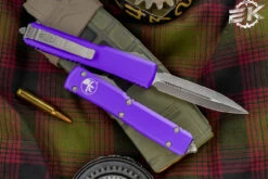 Microtech Ultratech OTF Automatic Knife Purple 3.4" Dagger Apocalyptic Stonewash 122-10APPU 5 Microtech Ultratech OTF Automatic Knife Purple 3.4" Dagger Apocalyptic Stonewash 122-10APPU -Southern Blades 122 10 APPU 29907.1666904741