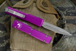 Microtech Ultratech Violet OTF Automatic D/E 3.4" Apocalyptic 122-10APVI -Southern Blades 122 10 APVI 2 76357.1666613398