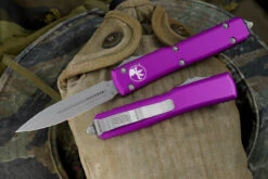 Microtech Ultratech Violet OTF Automatic D/E 3.4" Apocalyptic 122-10APVI