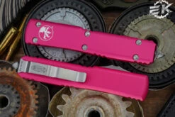 Microtech Ultratech Pink OTF Automatic Knife 3.4" Dagger Stonewash 122-10PK 7 Microtech Ultratech Pink OTF Automatic Knife 3.4" Dagger Stonewash 122-10PK -Southern Blades 122 10 PK 2 22499.1667666835