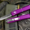 Microtech Ultratech Violet OTF D/E Dagger 3.4" Stonewash 122-10VI -Southern Blades 122 10 VI 2 32101.1668283578