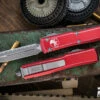 Microtech Ultratech OTF Automatic Knife Distressed Red 3.4" Dagger Stonewash Serrated 122-12DRD 1 Microtech Ultratech OTF Automatic Knife Distressed Red 3.4" Dagger Stonewash Serrated 122-12DRD -Southern Blades 122 12 DRD 28803.1691426732