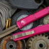 Microtech Ultratech Pink OTF Automatic Knife 3.4" Dagger Bronze 122-13PK -Southern Blades 122 13 PK 02788.1667667011