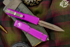 Microtech Ultratech OTF Automatic Knife Violet 3.4" Dagger Bronze 122-13VI 5 Microtech Ultratech OTF Automatic Knife Violet 3.4" Dagger Bronze 122-13VI -Southern Blades 122 13 VI 37419.1666905859