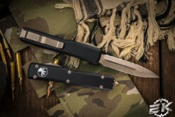Microtech Ultratech OTF Automatic Knife 3.4" Dagger Serrated Bronze 122-15 5 Microtech Ultratech OTF Automatic Knife 3.4" Dagger Serrated Bronze 122-15 -Southern Blades 122 15 2 67602.1679284146