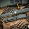 Microtech Ultratech OD Green Cerakote OTF Automatic Knife 3.4" Dagger Green 122-1COD 1 Microtech Ultratech OD Green Cerakote OTF Automatic Knife 3.4" Dagger Green 122-1COD -Southern Blades 122 1 COD 2 33848.1689932766