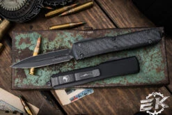 Microtech Ultratech OTF Automatic Knife Carbon Fiber 3.4" DLC Dagger 122-1DLCTCFS 5 Microtech Ultratech OTF Automatic Knife Carbon Fiber 3.4" DLC Dagger 122-1DLCTCFS -Southern Blades 122 1 DLCTCFS 13444.1691053935