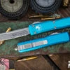 Microtech Ultratech OTF Automatic Knife Turquoise 3.4" Tanto Serrated Stonewash 123-11TQ 2 Microtech Ultratech OTF Automatic Knife Turquoise 3.4" Tanto Serrated Stonewash 123-11TQ -Southern Blades 123 11 TQ 95210.1691437097