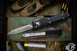 Southern Blades 33 Microtech Ultratech OTF Knife 3.4" Apocalyptic Double Full Serrated 122-D12AP