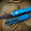 Microtech Ultratech OTF Automatic Knife Blue 3.4" Tanto Black 123-1BL 1 Microtech Ultratech OTF Automatic Knife Blue 3.4" Tanto Black 123-1BL -Southern Blades 123 1 BL 71935.1684216446