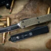 Microtech Ultratech OTF Knife Frag OD Green G10 3.4" Tanto Black 123-1FRGTODS -Southern Blades 123 1 FRGTODS 2 84843.1686175029
