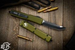 Microtech Ultratech OTF Automatic Knife OD Green 3.4" Tanto Black 123-1OD 5 Microtech Ultratech OTF Automatic Knife OD Green 3.4" Tanto Black 123-1OD -Southern Blades 123 1 OD 78535.1677350564