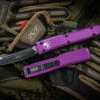 Microtech Ultratech OTF Automatic Knife Violet 3.4" Tanto Black 123-1VI 2 Microtech Ultratech OTF Automatic Knife Violet 3.4" Tanto Black 123-1VI -Southern Blades 123 1 VI 77022.1663867901