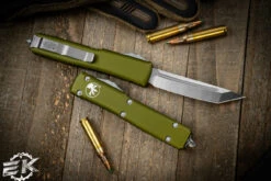 Microtech Ultratech OD Green OTF Knife 3.4" Tanto Satin 123-4OD 7 Microtech Ultratech OD Green OTF Knife 3.4" Tanto Satin 123-4OD -Southern Blades 123 4 OD 2 13688.1677351825