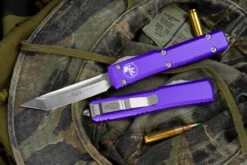 Microtech Ultratech Purple OTF Automatic 3.4" Satin Tanto 123-4PU