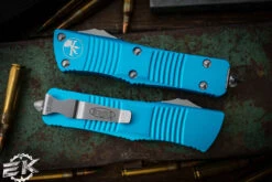Microtech Troodon OTF Automatic Knife Turquoise 3" Dagger Stonewash 138-10TQ 7 Microtech Troodon OTF Automatic Knife Turquoise 3" Dagger Stonewash 138-10TQ -Southern Blades 138 10 TQ 2 39222.1681883457