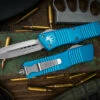 Microtech Combat Troodon OTF Automatic Turquoise 3.8" D/E Satin 142-4TQ 1 Microtech Combat Troodon OTF Automatic Turquoise 3.8" D/E Satin 142-4TQ -Southern Blades 142 4 TQ 3 1 35462.1681883817