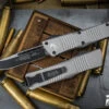 Microtech Combat Troodon Gray OTF Automatic 3.8" Drop Point Black 143-1TG 1 Microtech Combat Troodon Gray OTF Automatic 3.8" Drop Point Black 143-1TG -Southern Blades 143 1 TG 2 13111.1689023839