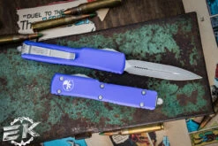 Microtech UTX-70 OTF Automatic Knife Purple 2.4" Dagger Apocalyptic Stonewash 147-10APPU 5 Microtech UTX-70 OTF Automatic Knife Purple 2.4" Dagger Apocalyptic Stonewash 147-10APPU -Southern Blades 147 10 APPU 2 27996.1689622872