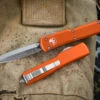Microtech UTX-70 OTF Automatic Knife Orange 2.4" Dagger Stonewash 147-10OR 1 Microtech UTX-70 OTF Automatic Knife Orange 2.4" Dagger Stonewash 147-10OR -Southern Blades 147 10 OR 2 49354.1665072781