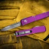 Microtech UTX-70 OTF Automatic Knife Violet 2.4" Drop Point Satin 148-4VI 1 Microtech UTX-70 OTF Automatic Knife Violet 2.4" Drop Point Satin 148-4VI -Southern Blades 148 4 VI 79025.1663878308