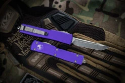 Microtech UTX-70 OTF Automatic Knife Purple 2.4" Tanto Stonewash 149-10PU 6 Microtech UTX-70 OTF Automatic Knife Purple 2.4" Tanto Stonewash 149-10PU -Southern Blades 149 10 PU 2 73893.1663878638