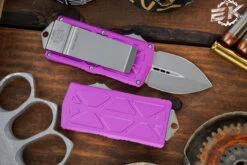 Microtech Exocet Money Clip OTF Automatic Knife Violet 1.9" Stonewash 157-10VI 6 Microtech Exocet Money Clip OTF Automatic Knife Violet 1.9" Stonewash 157-10VI -Southern Blades 157 10 VI 2 30308.1667505536