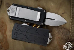 Microtech Exocet Money Clip OTF Knife Cali Legal 1.9" Stonewash Dagger 157-10 -Southern Blades 157 10 37054.1684216542