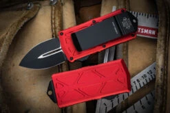 Microtech Exocet OTF Knife/Money Clip Cali Legal Red 1.9" Dagger Black 157-1RD 6 Microtech Exocet OTF Knife/Money Clip Cali Legal Red 1.9" Dagger Black 157-1RD -Southern Blades 157 1 RD 2 17097.1663883831