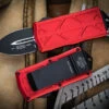 Microtech Exocet OTF Knife/Money Clip Cali Legal Red 1.9" Dagger Black 157-1RD 2 Microtech Exocet OTF Knife/Money Clip Cali Legal Red 1.9" Dagger Black 157-1RD -Southern Blades 157 1 RD 76843.1663883829