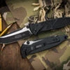Microtech Socom Elite Manual Folding Knife 4" Tanto Black 161-1T 1 Microtech Socom Elite Manual Folding Knife 4" Tanto Black 161-1T -Southern Blades 161 1 T 2 40488.1678943916