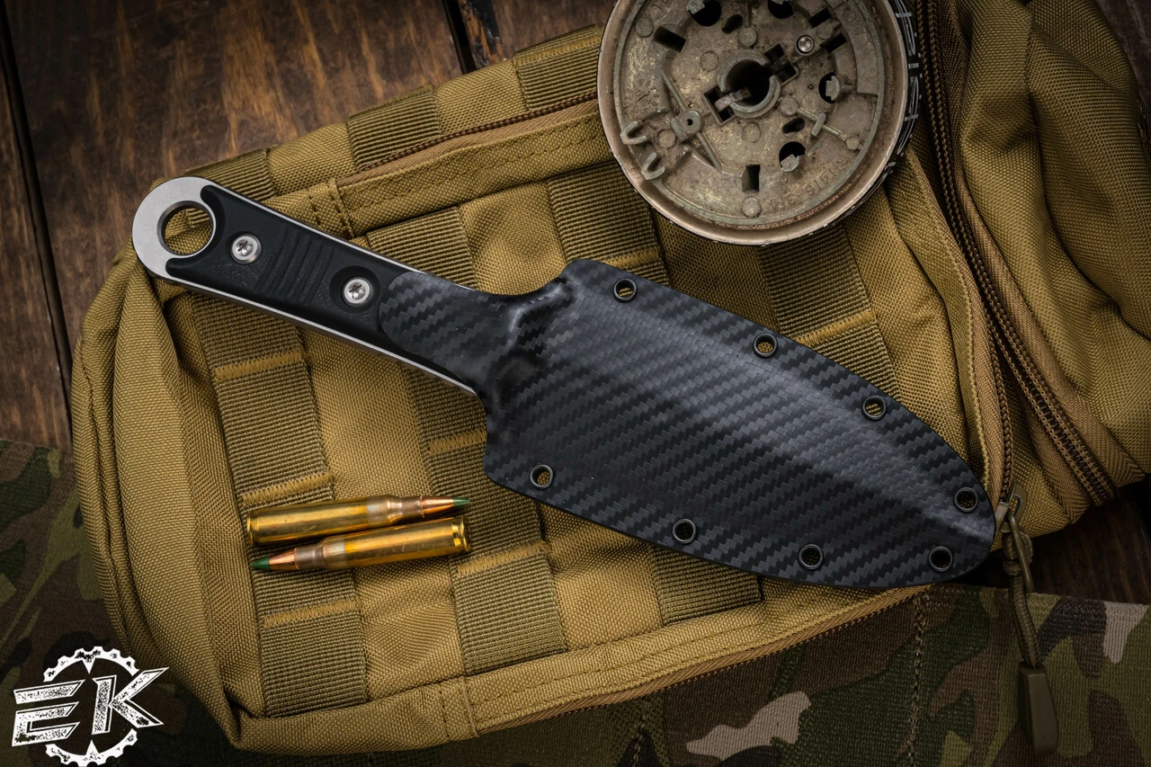 Microtech/Borka Blades SBD Fixed Blade Knife Black G10 4.3" Dagger Serrated 201-12 5 Microtech/Borka Blades SBD Fixed Blade Knife Black G10 4.3" Dagger Serrated 201-12 - Image 3