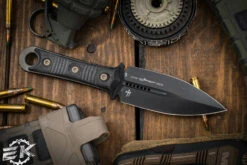 Microtech/Borka Blades SBD Fixed Blade Knife Carbon Fiber 4.3" DLC Dagger 201-1DLCCFS