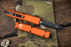 Microtech Ultratech OTF Automatic Knife Orange 3.4" Dagger Black 122-1OR 6 Microtech Ultratech OTF Automatic Knife Orange 3.4" Dagger Black 122-1OR -Southern Blades 206 10 S 1 47842.1682491030