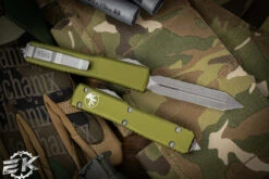 Microtech Ultratech Spartan OD Green OTF 3.4" Apocalyptic Stonewash 223-10APOD 6 Microtech Ultratech Spartan OD Green OTF 3.4" Apocalyptic Stonewash 223-10APOD -Southern Blades 223 10 APOD 3 73020.1674194681